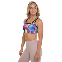 Load image into Gallery viewer, Padded Graffiti Sports Bra